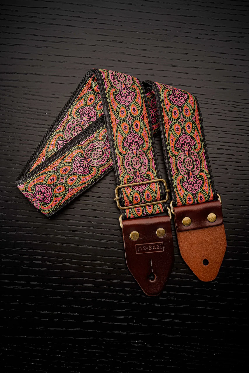 12 Bar Guitar - Jaipur Retro Guitar Strap