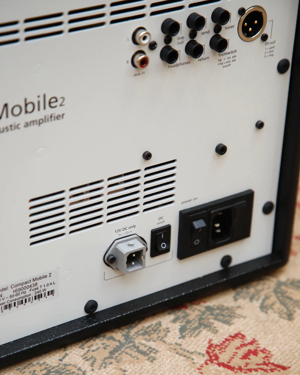 AER Compact Mobile 2 60w Battery Powered Acoustic Guitar Amplifier - Image 6