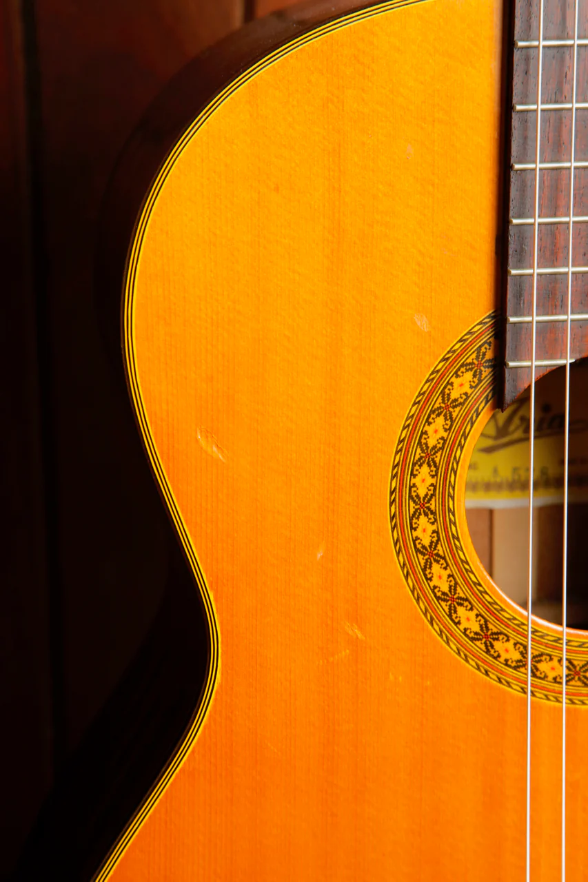 Aria A578 Classical Nylon String Acoustic Guitar Vintage MIJ Pre-Owned - Image 5
