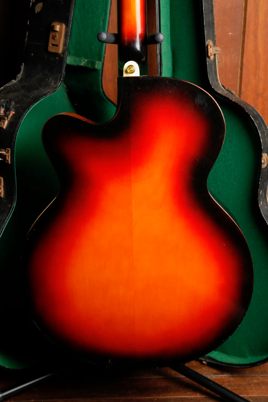 Arnold Hoyer Expo Archtop Sunburst Electric Guitar Circa 1950s Pre-Owned - Image 16