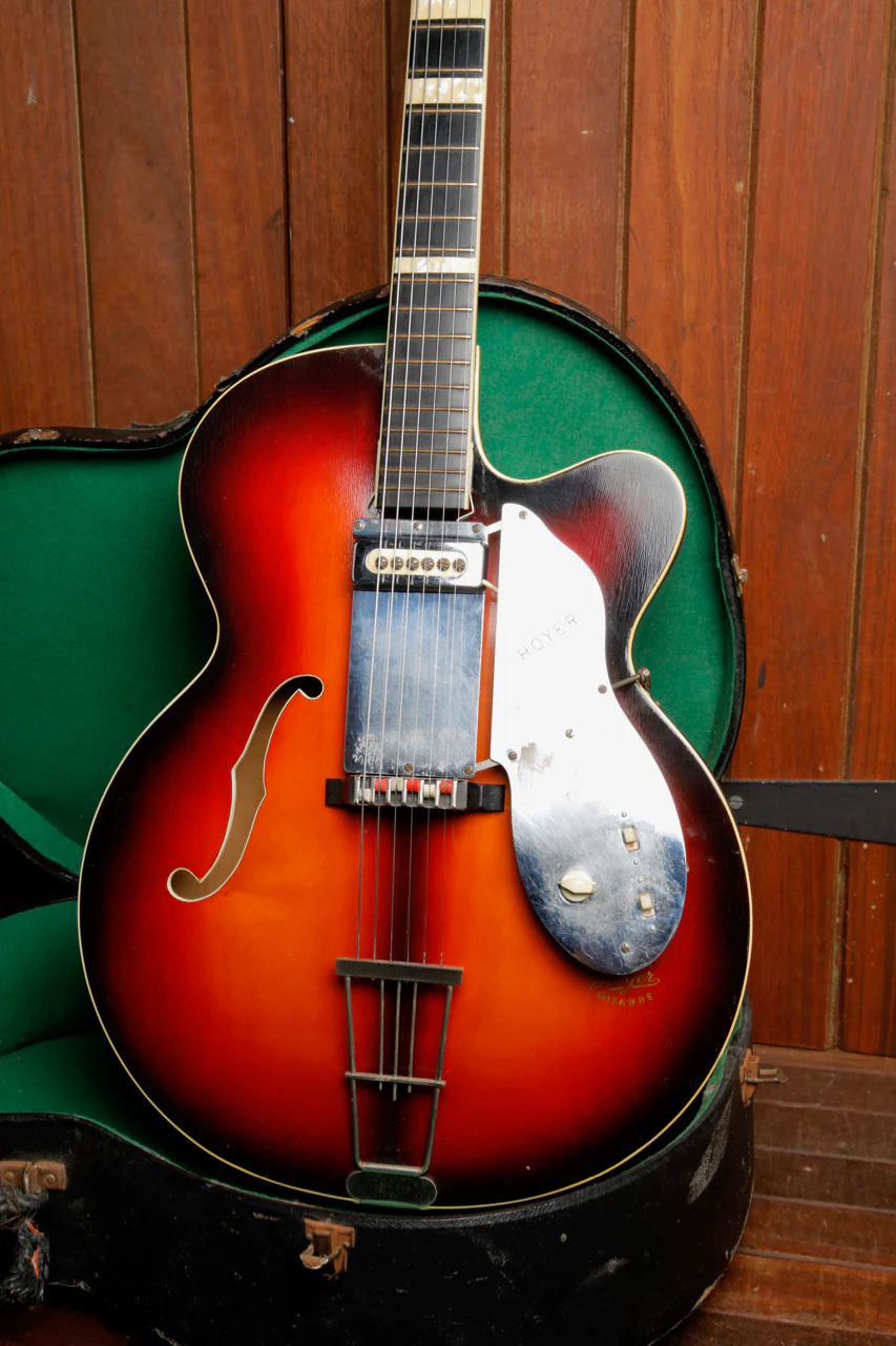 Arnold Hoyer Expo Archtop Sunburst Electric Guitar Circa 1950s Pre-Owned - Image 23