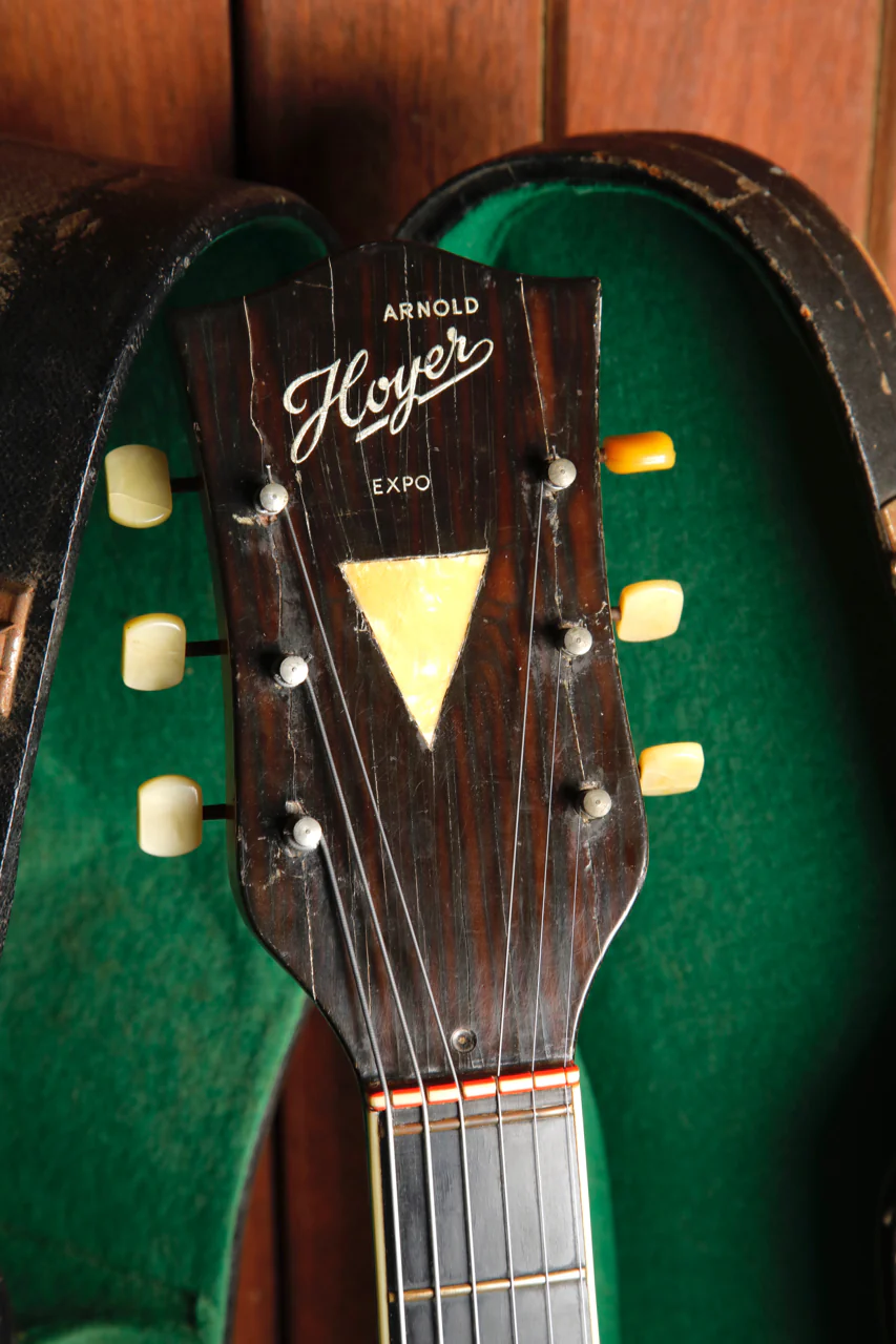 Arnold Hoyer Expo Archtop Sunburst Electric Guitar Circa 1950s Pre-Owned - Image 3
