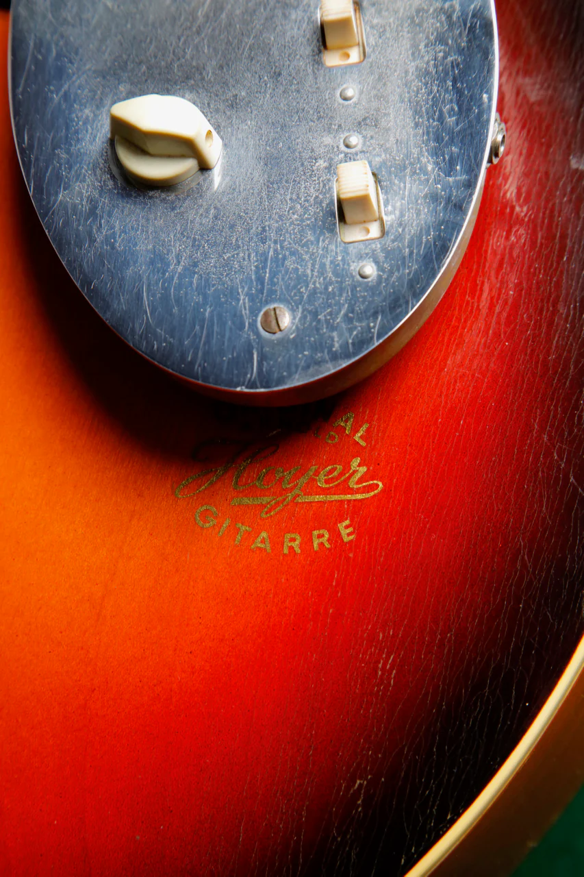 Arnold Hoyer Expo Archtop Sunburst Electric Guitar Circa 1950s Pre-Owned - Image 7