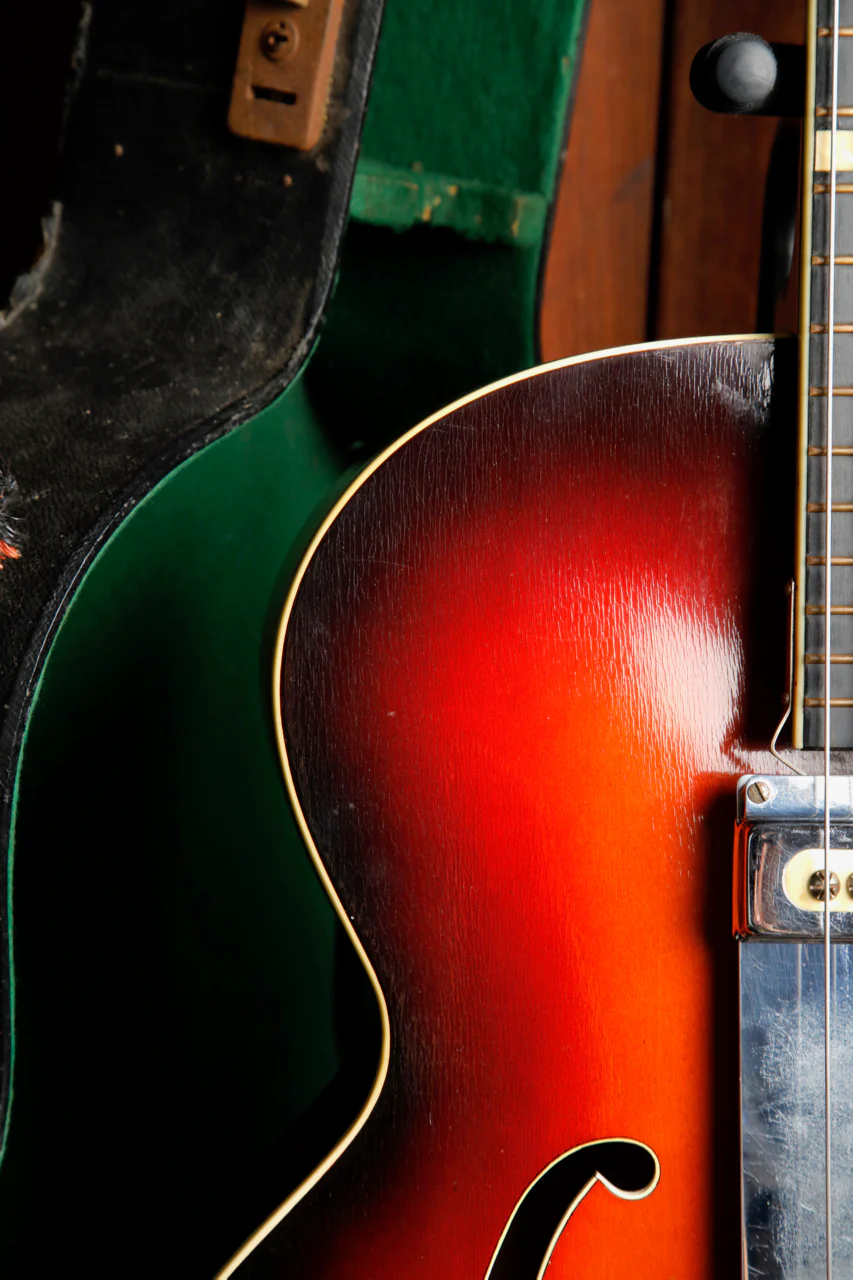 Arnold Hoyer Expo Archtop Sunburst Electric Guitar Circa 1950s Pre-Owned - Image 9
