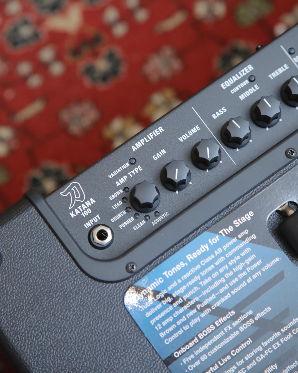 Boss Katana-100 Gen 3 100W 1x12 Guitar Combo Amplifier - Image 4