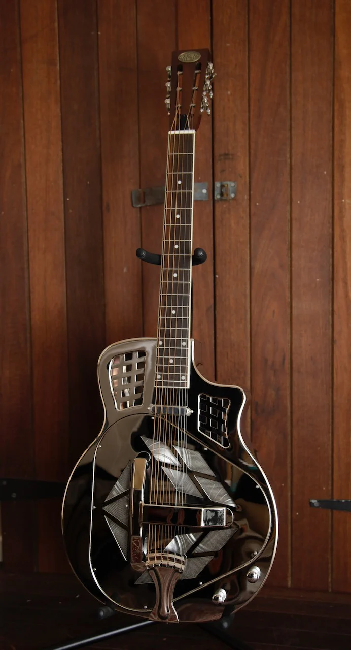 Bourbon Street 3C-NC Tricone Cutaway Resonator w/ Pickup - Image 2