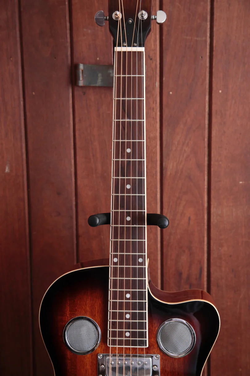 Bryden BRE2ETS Cutaway Acoustic / Electric Resonator Guitar in Tobacco Sunburst - Image 5
