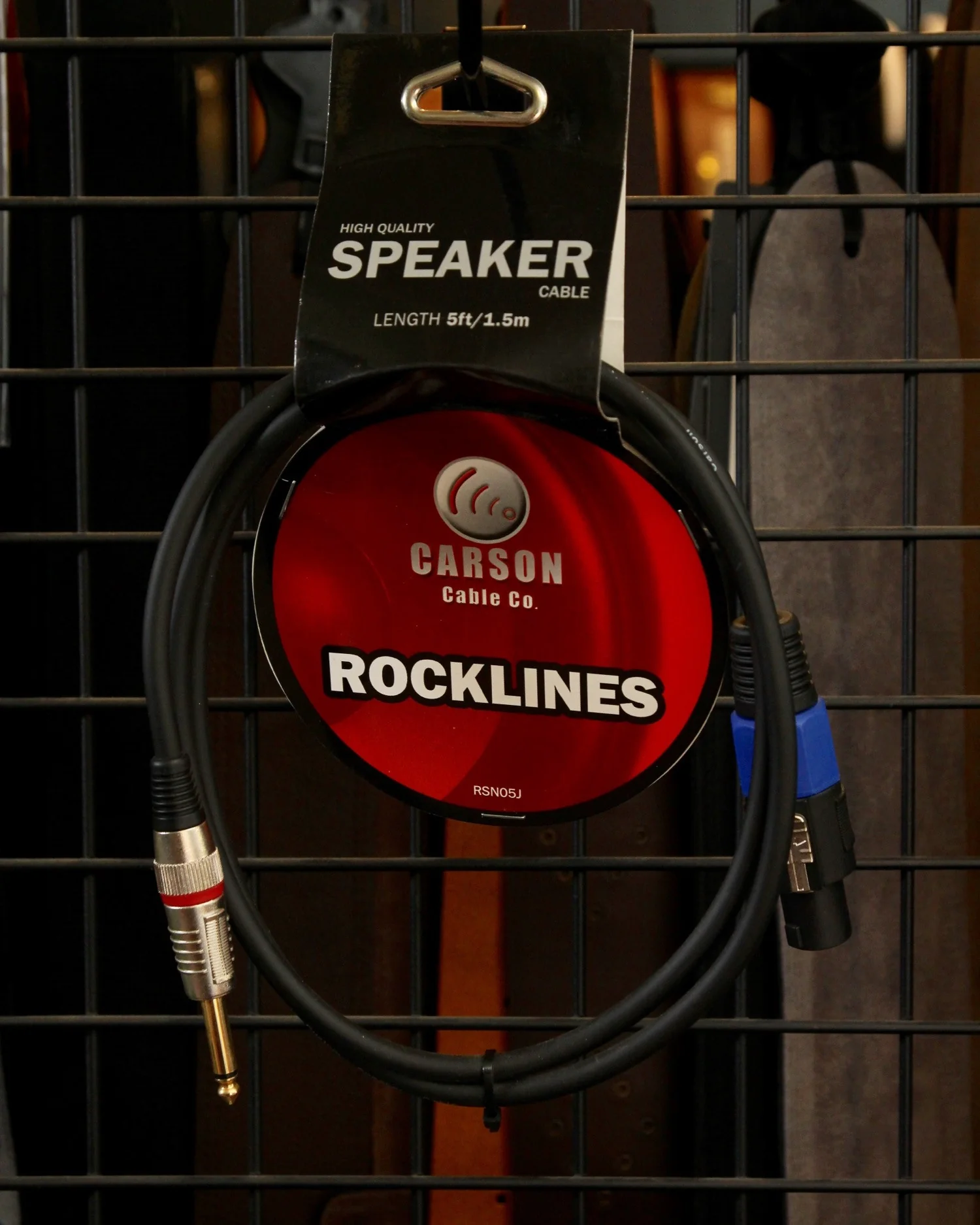 Carson Speakon-1/4 Speaker Cable 5ft RSN05J