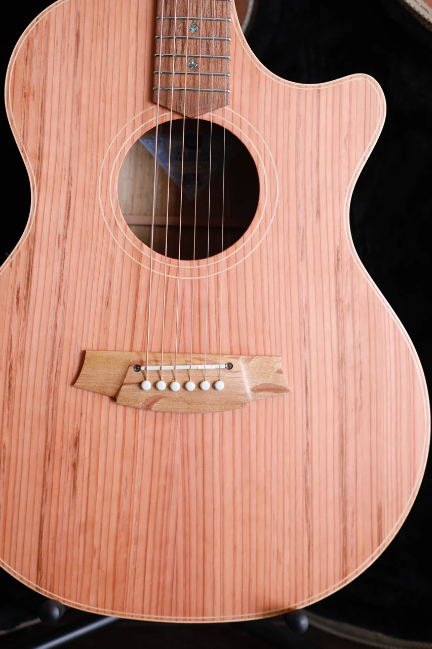 Cole Clark AN2EC-RDBL Redwood Blackwood Acoustic-Electric Guitar - Image 4