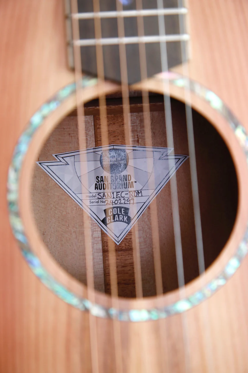 Cole Clark Studio SAN1E-RDM Redwood/Maple Acoustic-Electric Guitar - Image 6