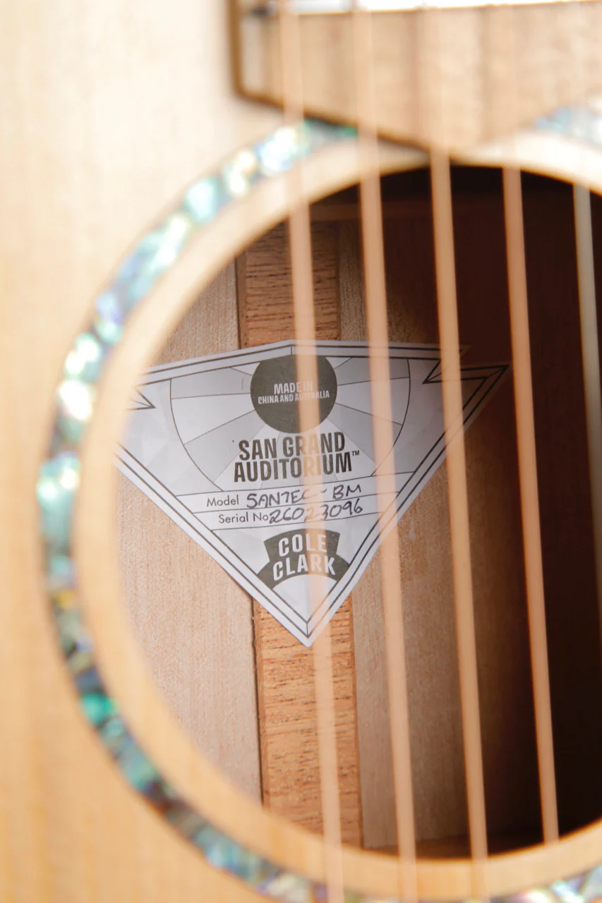 Cole Clark Studio SAN1EC-BM Bunya/Maple Acoustic-Electric Guitar - Image 7