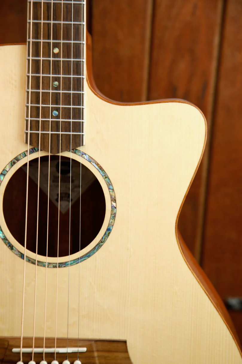 Cole Clark Studio SAN1EC-SMAH Spruce/Mahogany Acoustic-Electric Guitar - Image 5