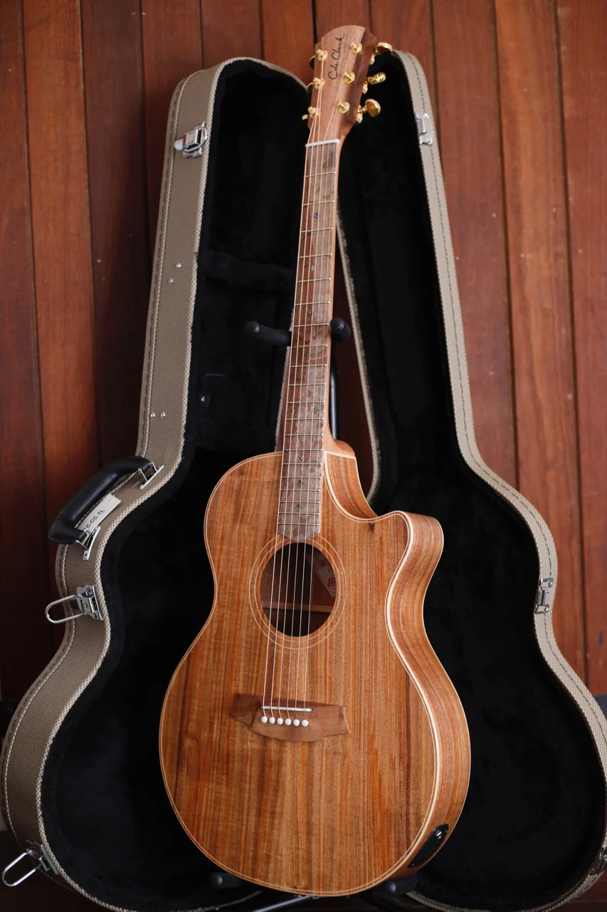 Cole Clark TL2EC All Blackwood Thinline Cutaway Acoustic-Electric Guitar - Image 9