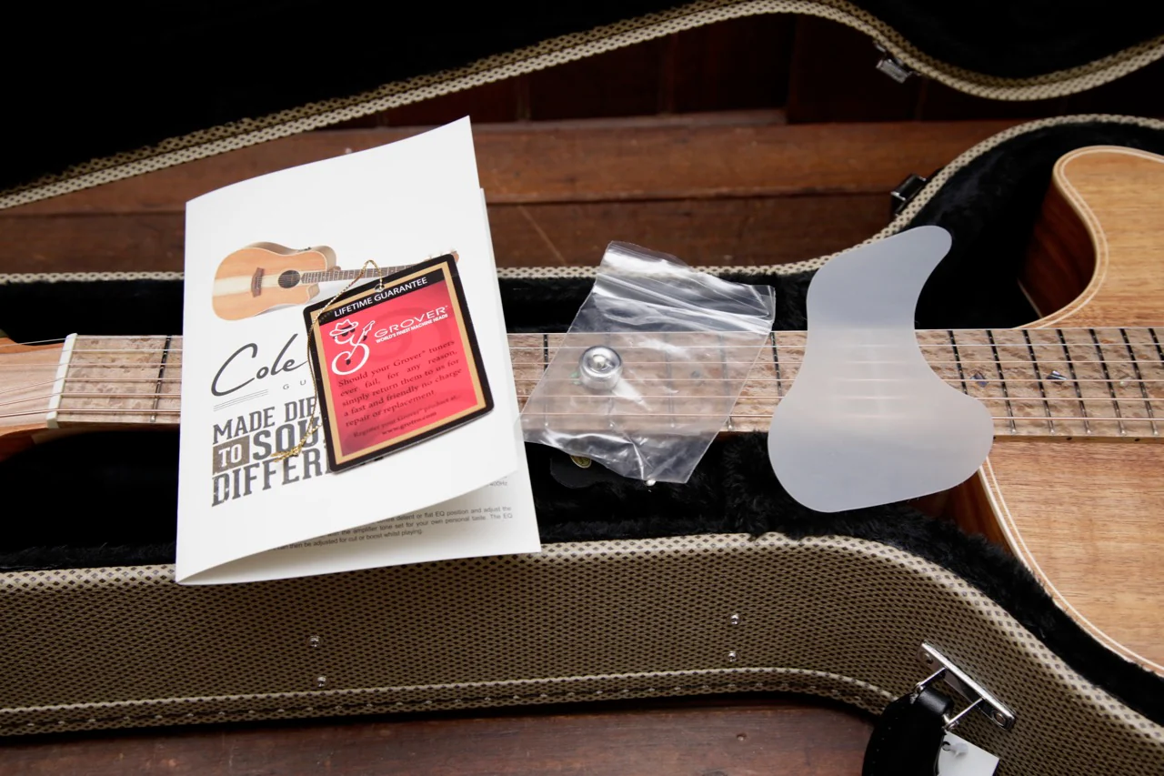 Cole Clark TL2EC Humbucker Blackwood/Blackwood Thinline Acoustic-Electric Guitar - Image 10