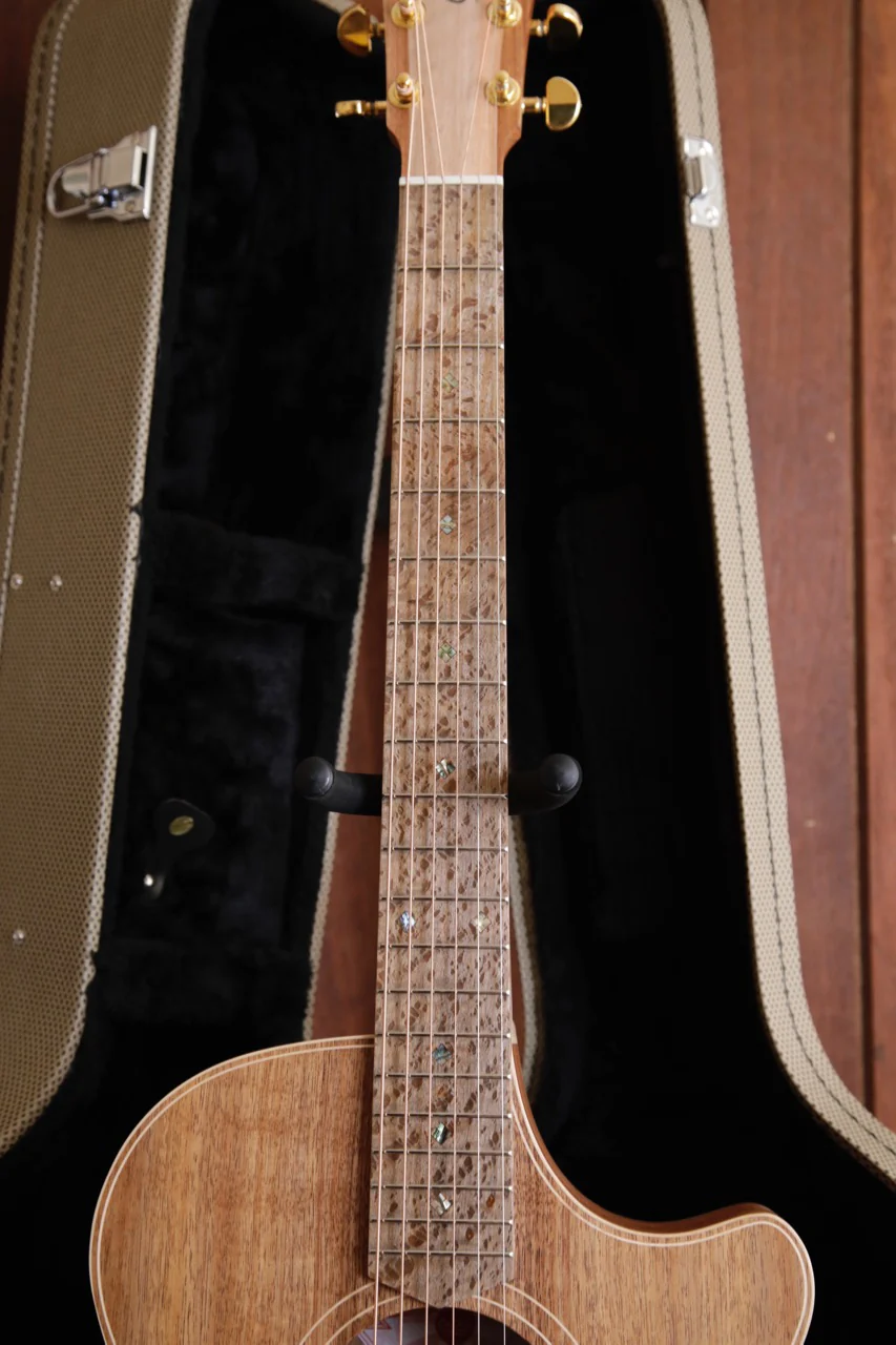 Cole Clark TL2EC Humbucker Blackwood/Blackwood Thinline Acoustic-Electric Guitar - Image 4