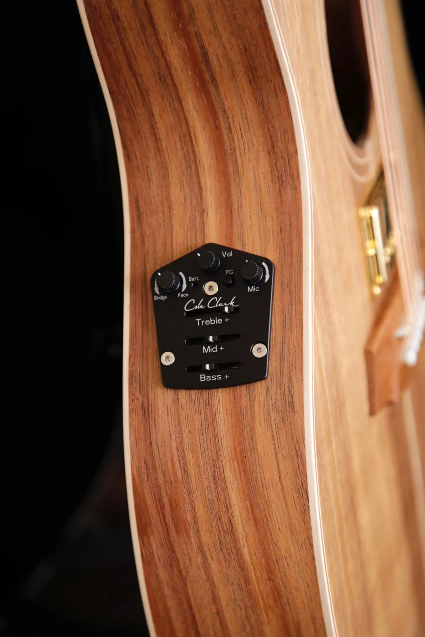 Cole Clark TL2EC Humbucker Blackwood/Blackwood Thinline Acoustic-Electric Guitar - Image 8