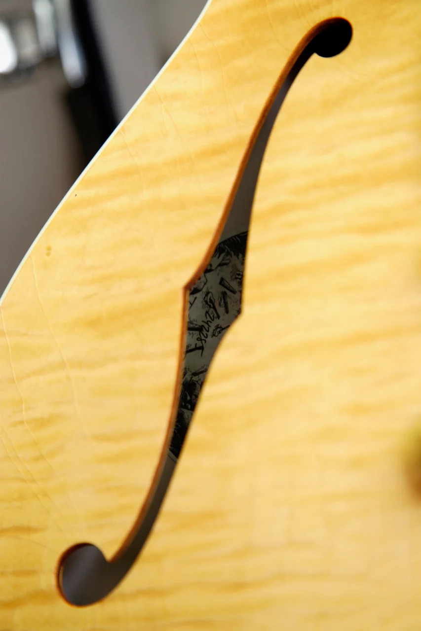 Collings I-35LC with Aged Package - Blonde Semi-Hollow Electric Guitar - Image 9