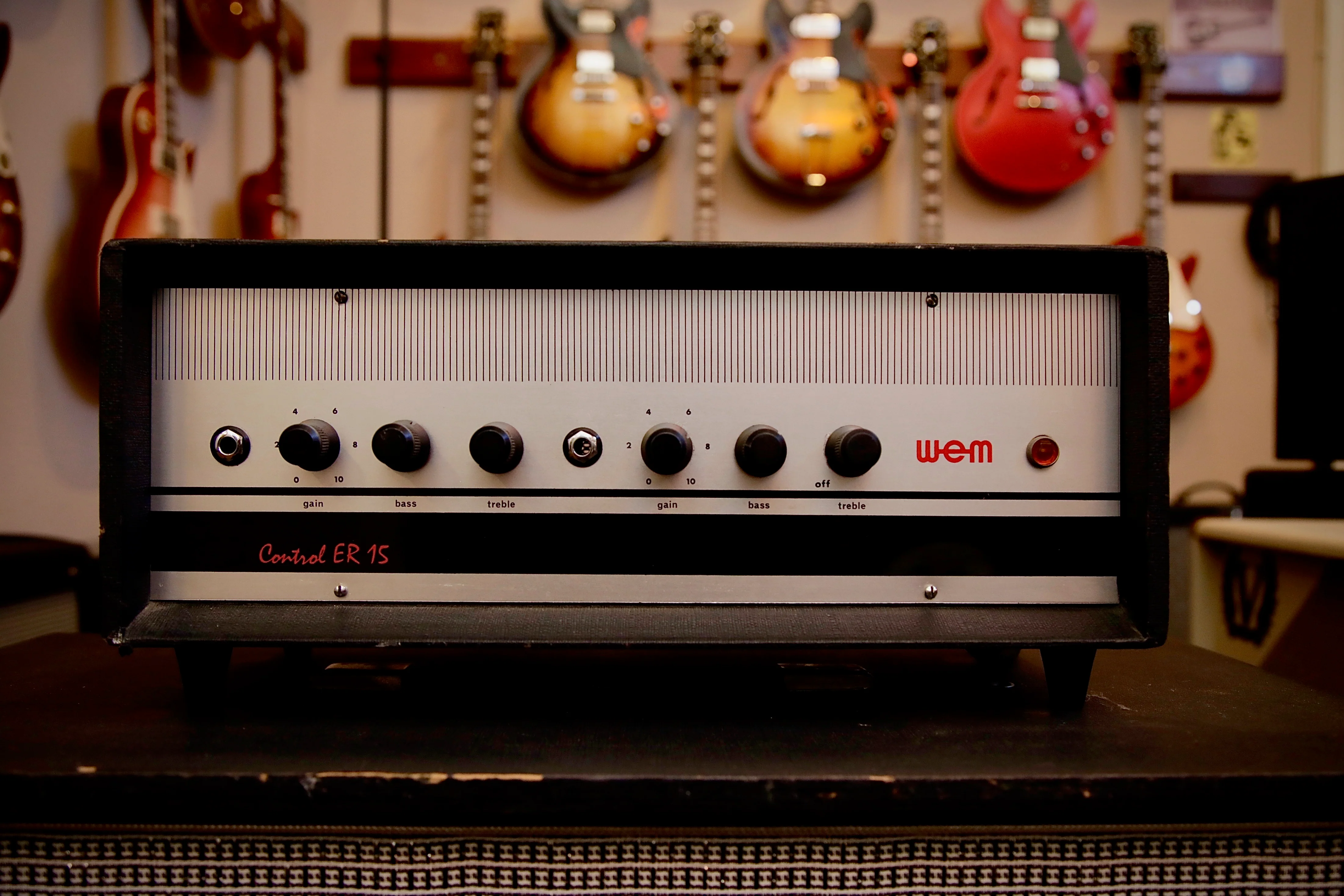 WEM/Watkins Electric Music Vintage 1960's 15W Amplifier Valve Head + Cabinet Pre-Owned - Image 2