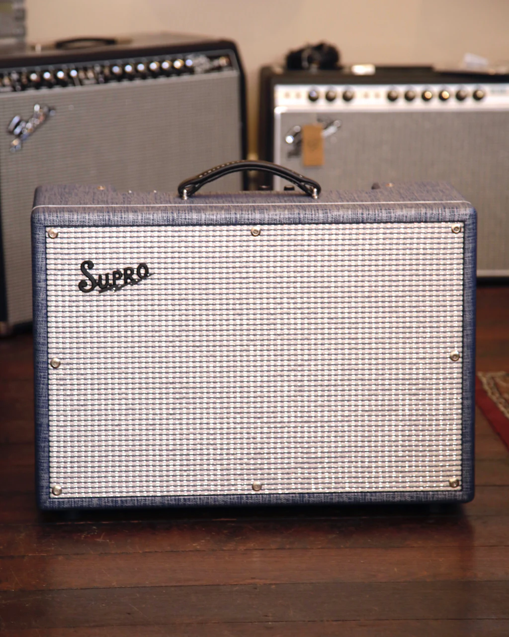 Supro Keeley Custom 12 Amplifier Blue Rhino