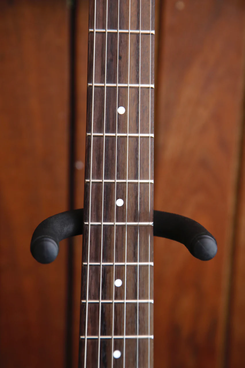Danelectro Stock '59 Double Cut Aqua Electric Guitar - Image 4
