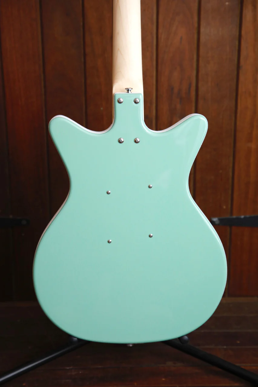 Danelectro Stock '59 Double Cut Aqua Electric Guitar - Image 7