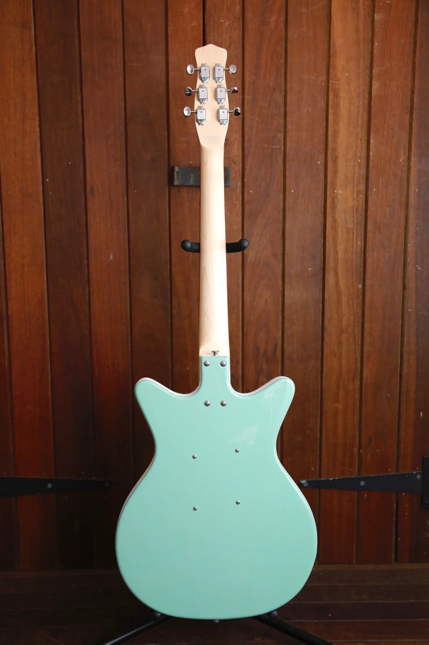 Danelectro Stock '59 Double Cut Aqua Electric Guitar - Image 8