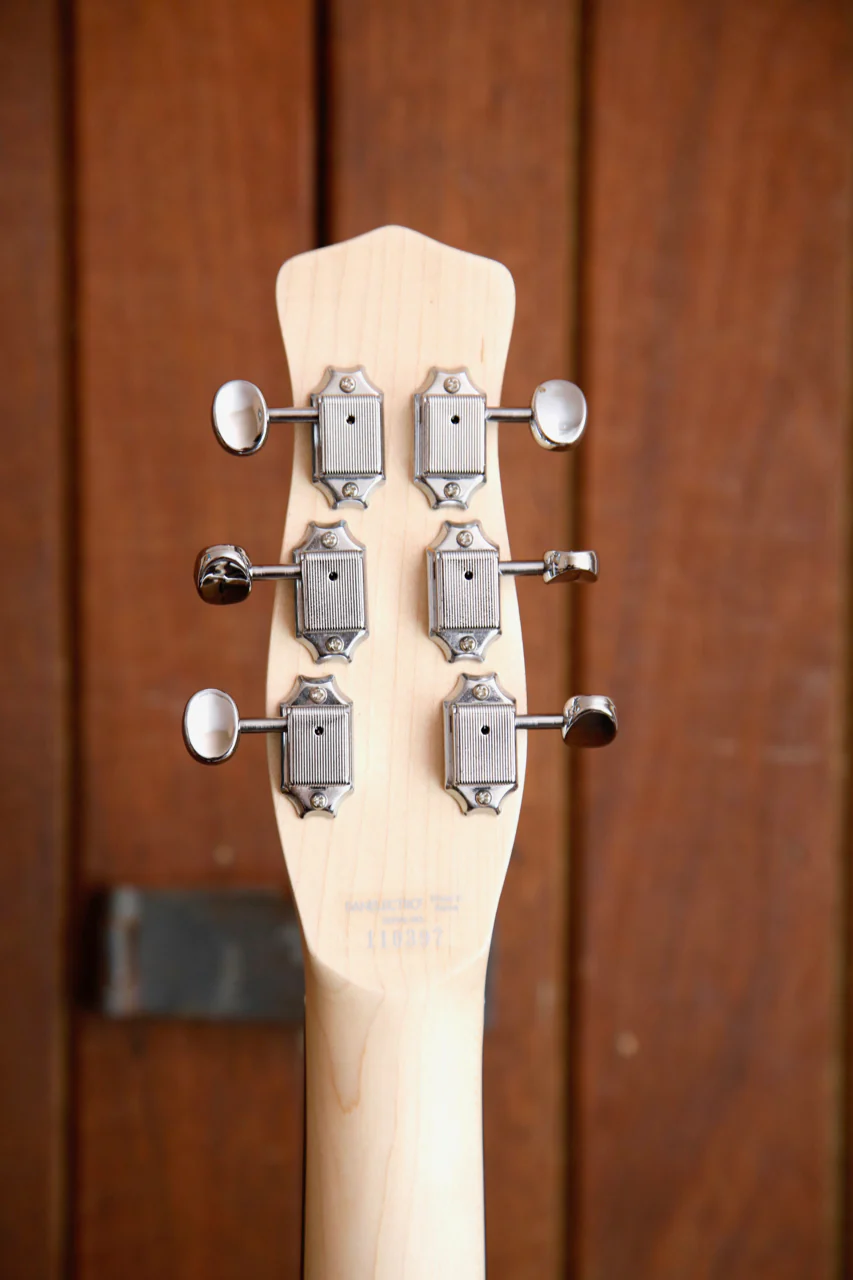 Danelectro Stock '59 Double Cut Aqua Electric Guitar - Image 9