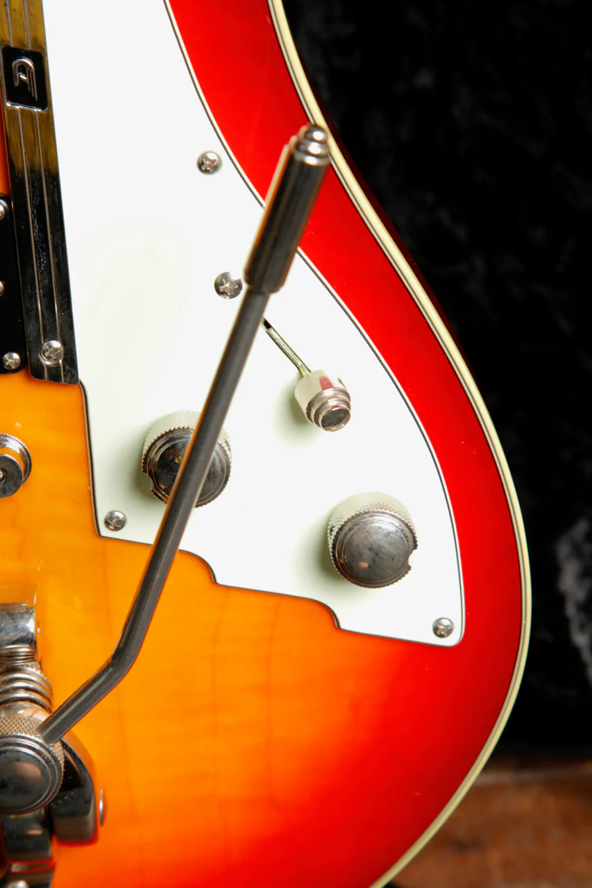Duesenberg Double Cat Semi-Hollow Fire Burst Electric Guitar Pre-Owned - Image 7