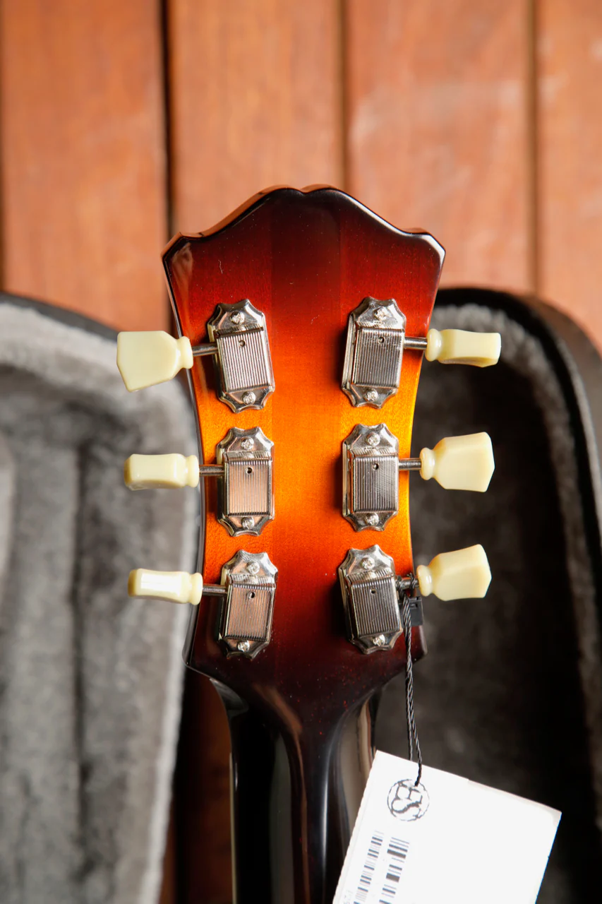 Eastman T386 Semi-Hollowbody Electric Guitar Sunburst - Image 13