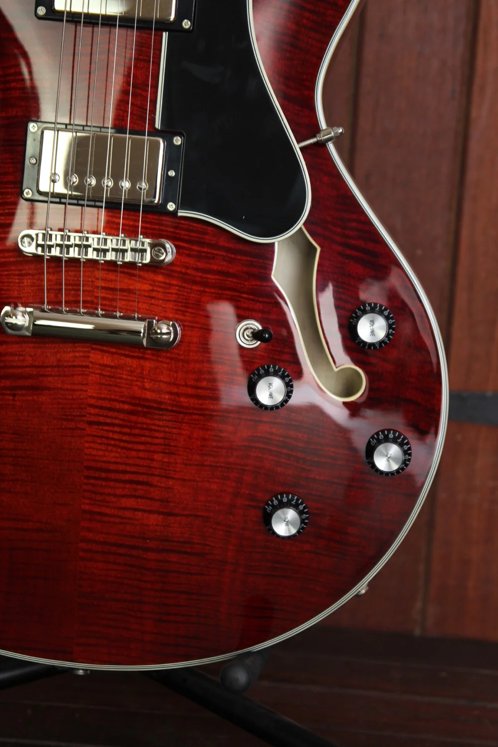 Eastman T486 Semi-Hollow Electric Guitar Classic Finish - Image 6