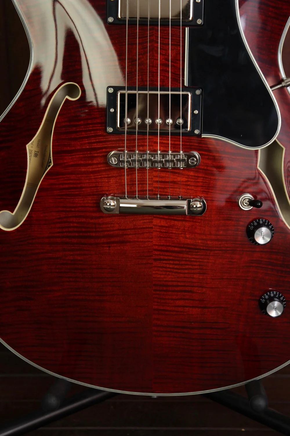 Eastman T486 Semi-Hollow Electric Guitar Classic Finish - Image 7