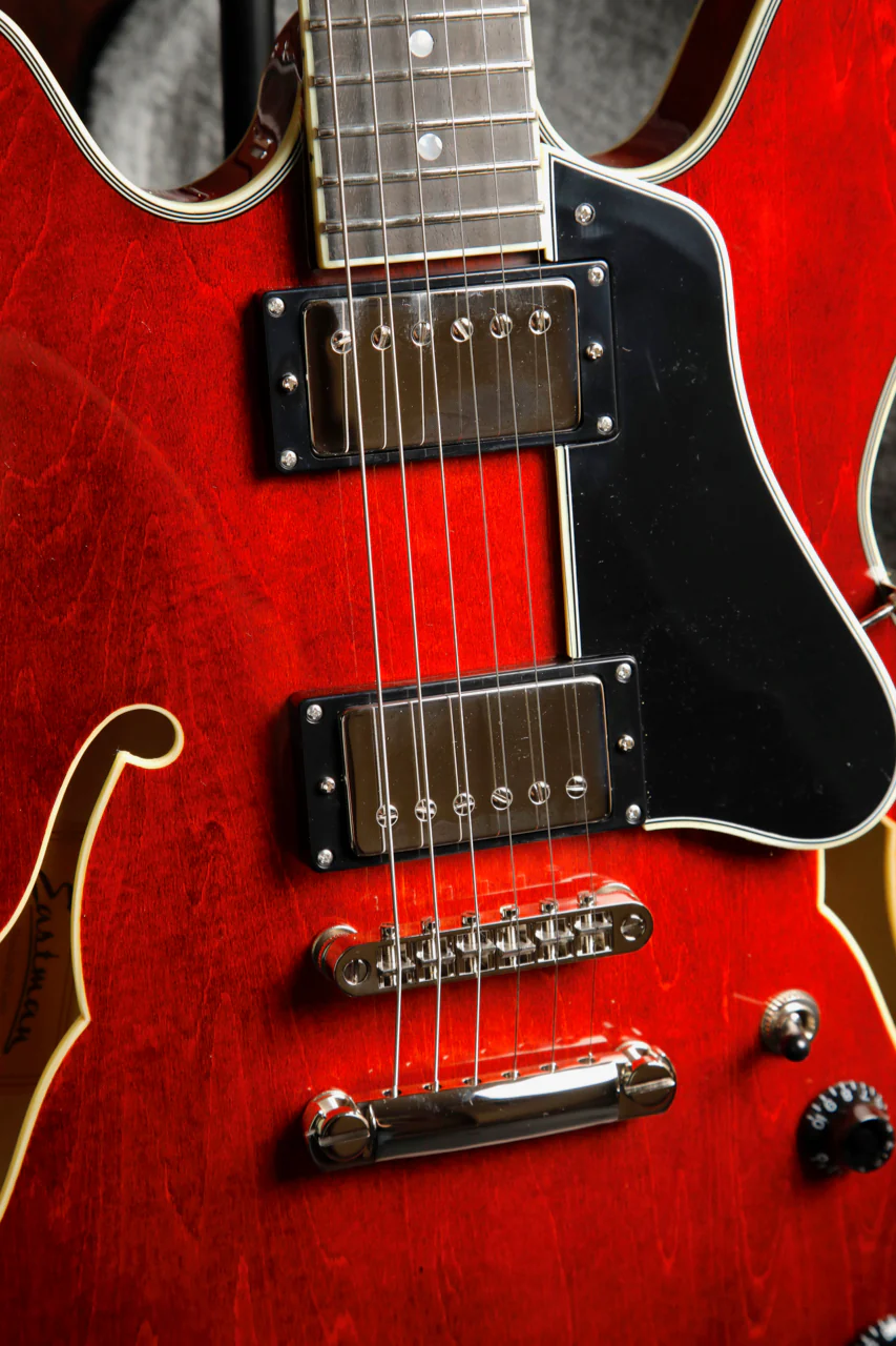 Eastman T386 Semi-Hollowbody Electric Guitar Classic Finish - Image 5