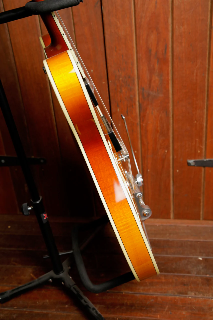 Eastman T486B-GB Gold Burst Semi-Hollow Electric Guitar - Image 9