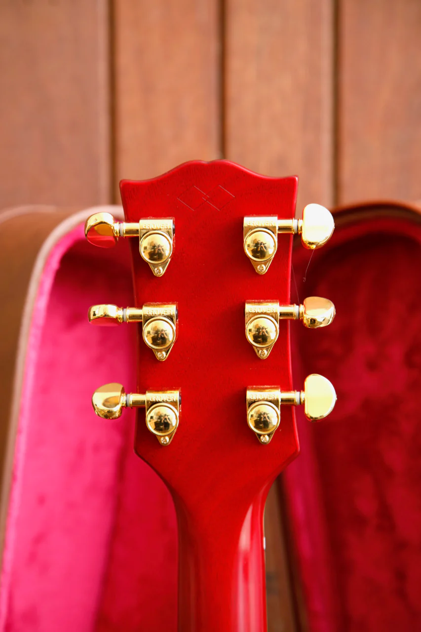 Epiphone Inspired by Gibson Custom 1959 ES-355 Cherry Red Electric Guitar & Hardcase - Image 13