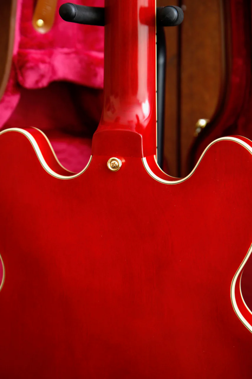 Epiphone Inspired by Gibson Custom 1959 ES-355 Cherry Red Electric Guitar & Hardcase - Image 15