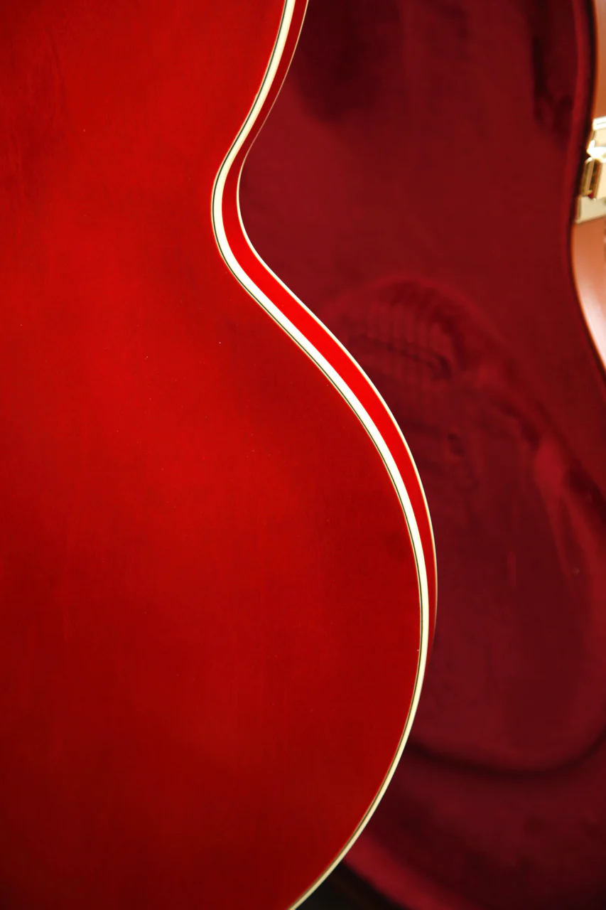 Epiphone Inspired by Gibson Custom 1959 ES-355 Cherry Red Electric Guitar & Hardcase - Image 16