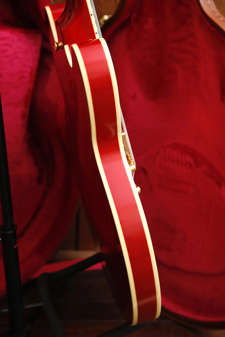 Epiphone Inspired by Gibson Custom 1959 ES-355 Cherry Red Electric Guitar & Hardcase - Image 9