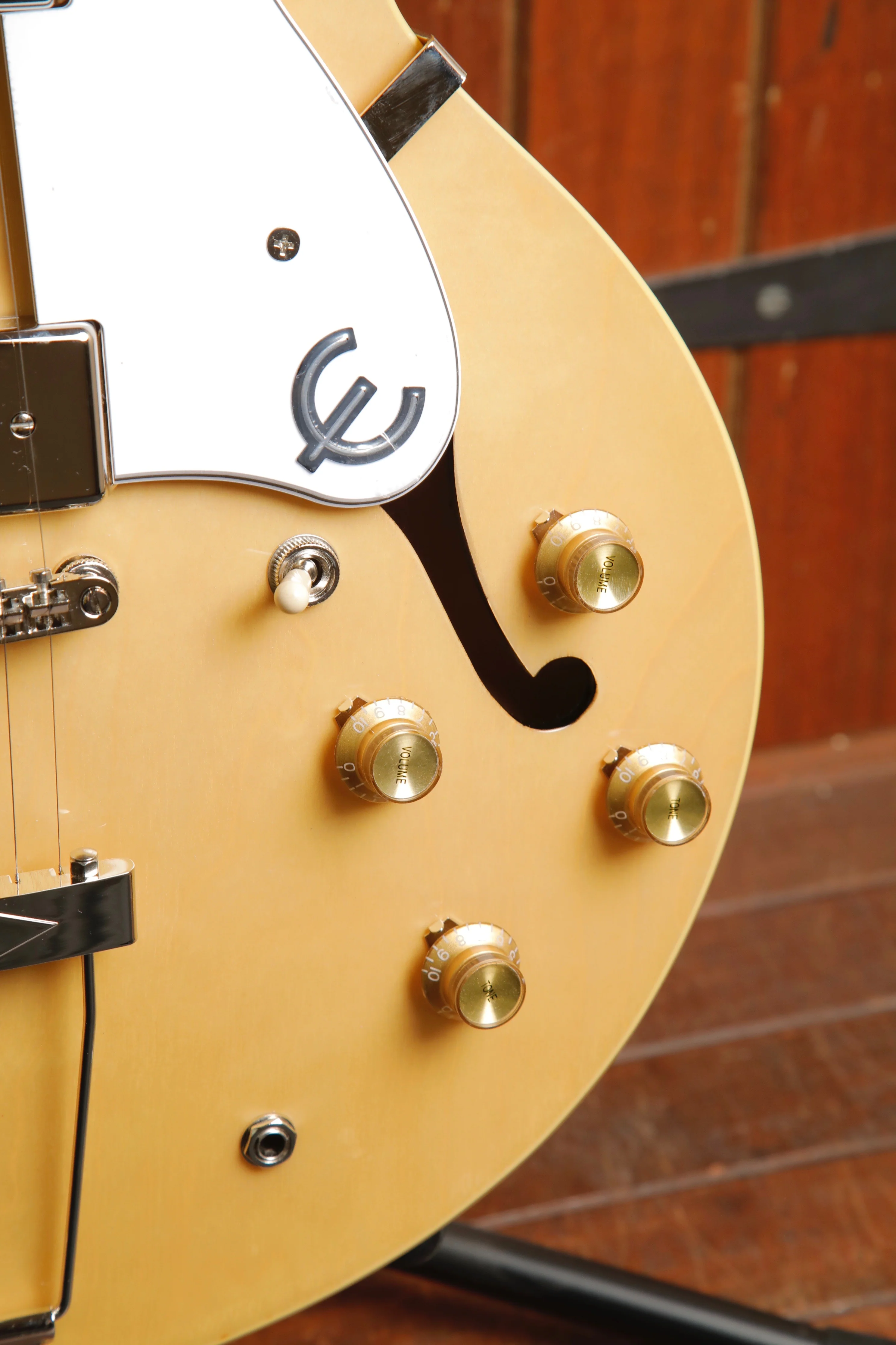 Epiphone Casino Hollowbody Natural Electric Guitar - Image 6