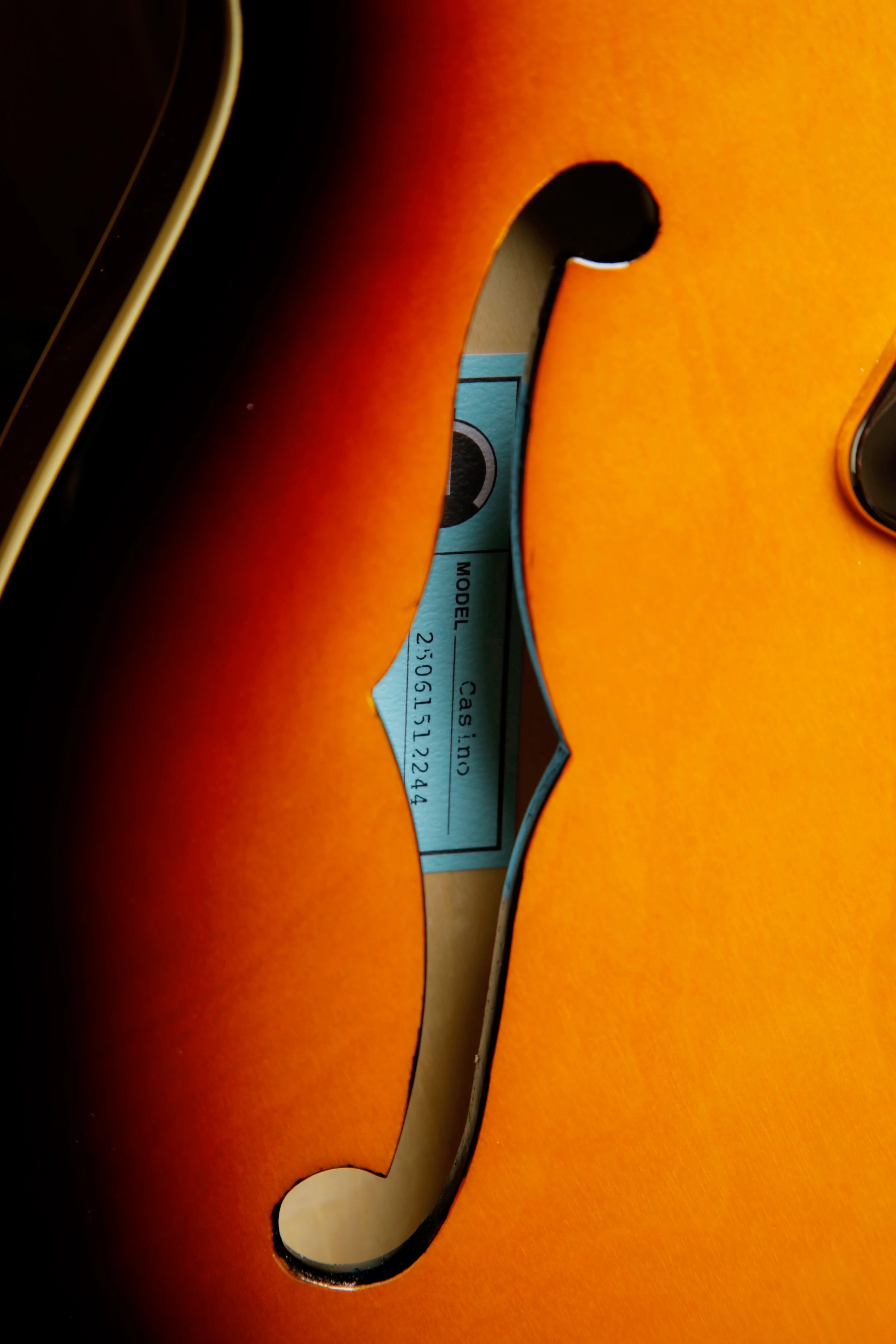 Epiphone Casino Hollowbody Vintage Sunburst Electric Guitar - Image 7