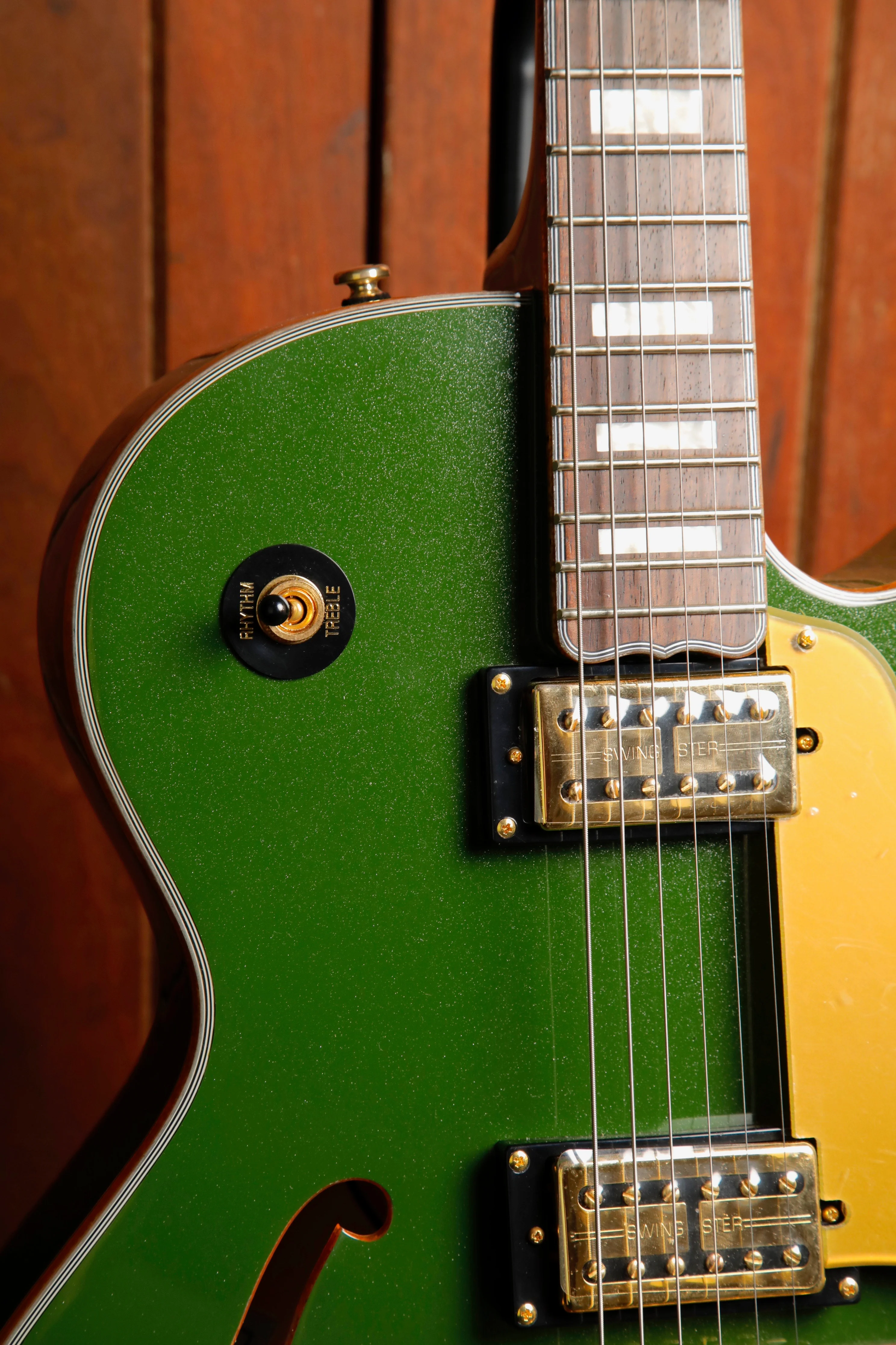 Epiphone Emperor Swingster Forest Green Metallic Hollowbody Electric Guitar - Image 5