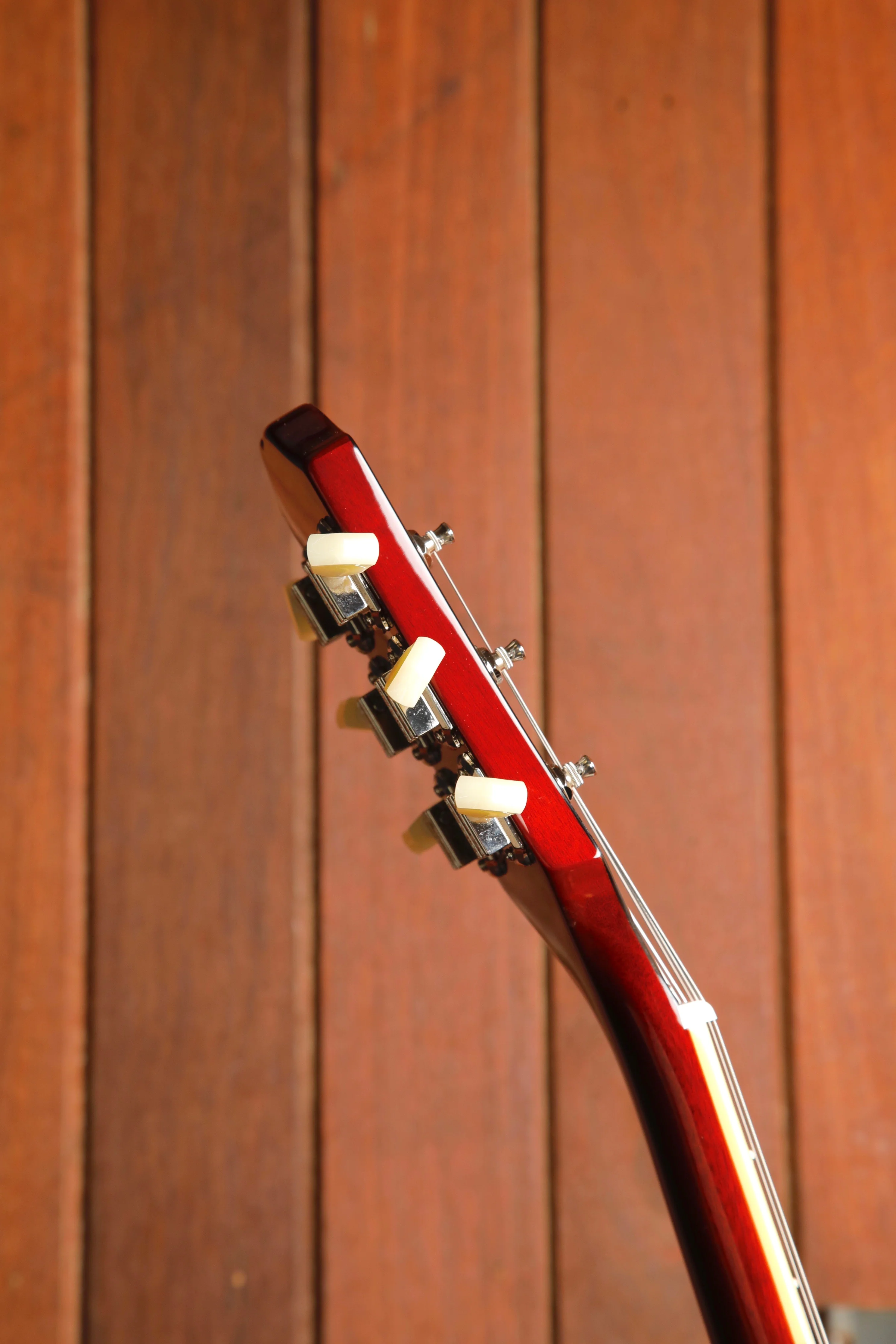 Epiphone ES-335 Figured Raspberry Tea Burst Semi-Hollow Electric Guitar - Image 9