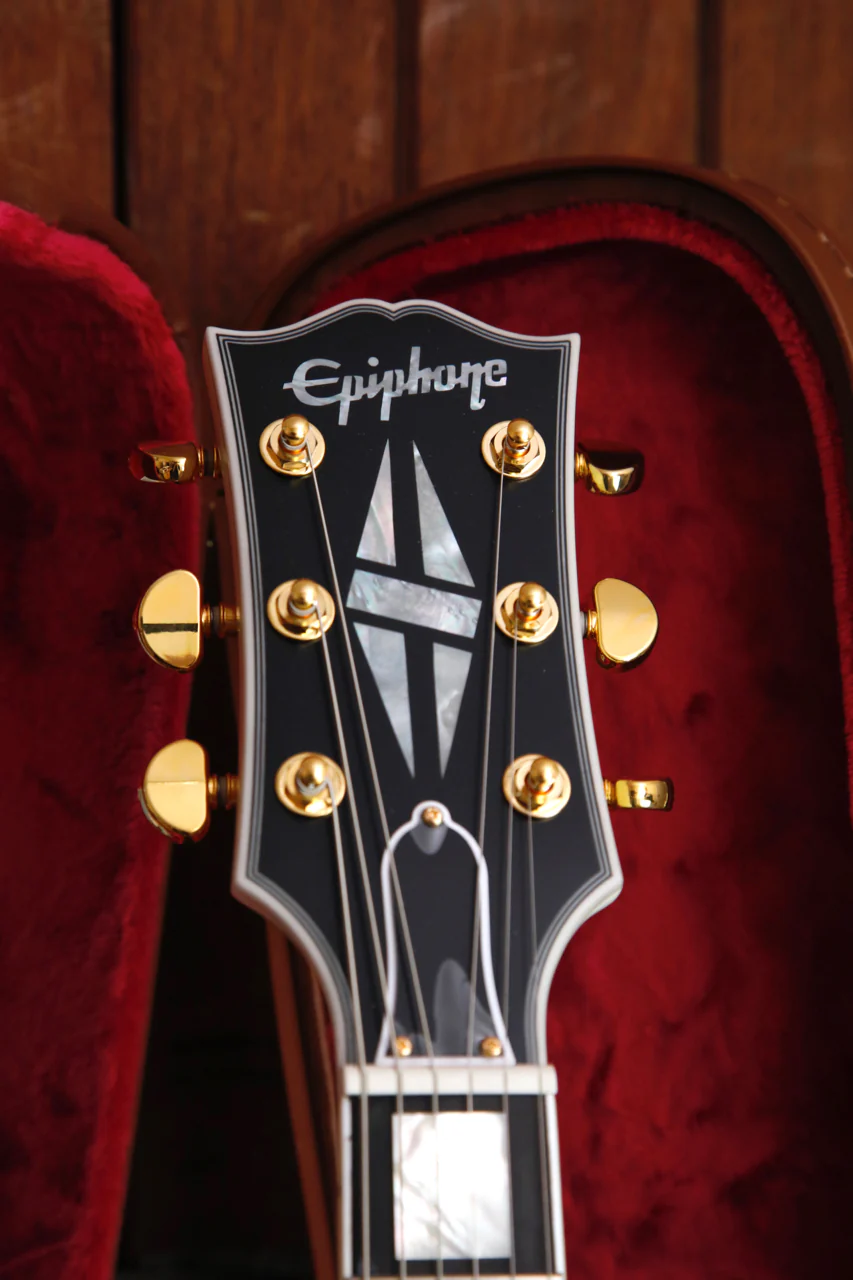 Epiphone Inspired By Gibson 1959 ES-355 Classic White Semi-Hollow Electric Guitar - Image 3