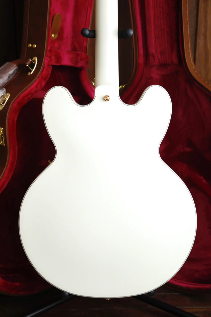 Epiphone Inspired By Gibson 1959 ES-355 Classic White Semi-Hollow Electric Guitar - Image 9