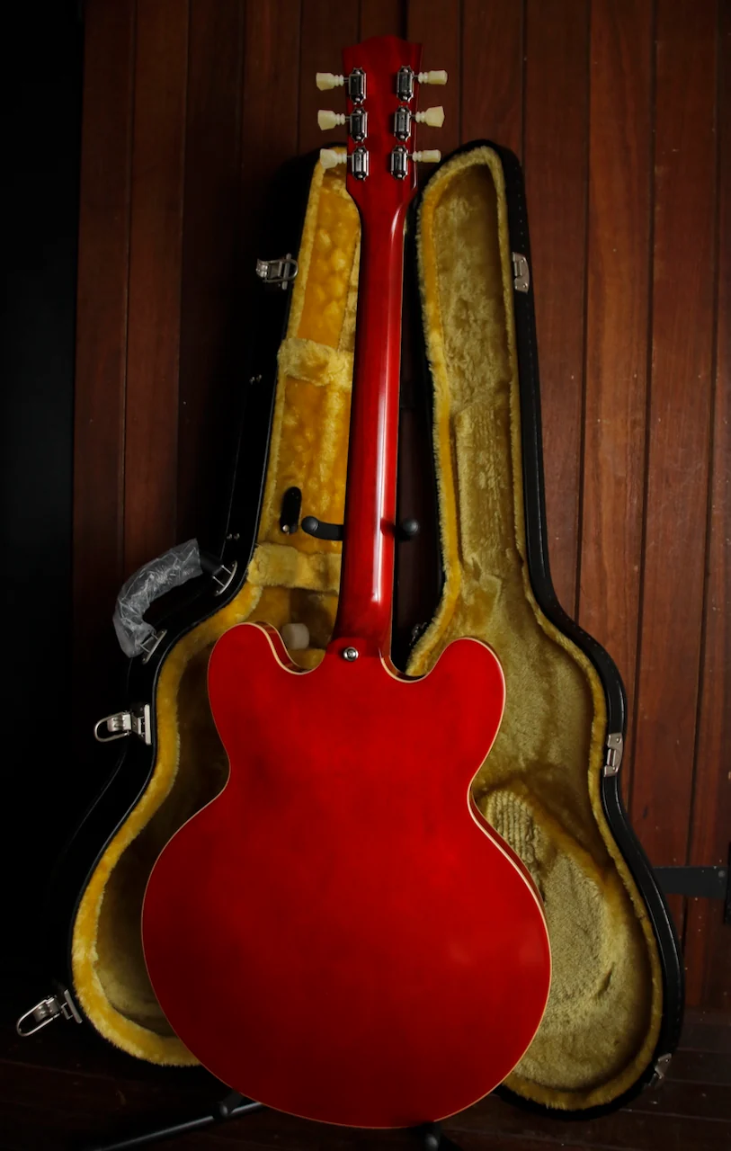 Epiphone Inspired By Gibson 1962 ES-335 Sixties Cherry Electric Guitar - Image 12