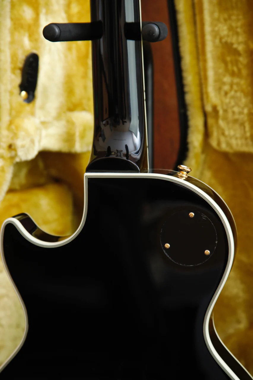 Epiphone Inspired By Gibson Les Paul Custom Ebony w/ Hardshell Case - Image 13
