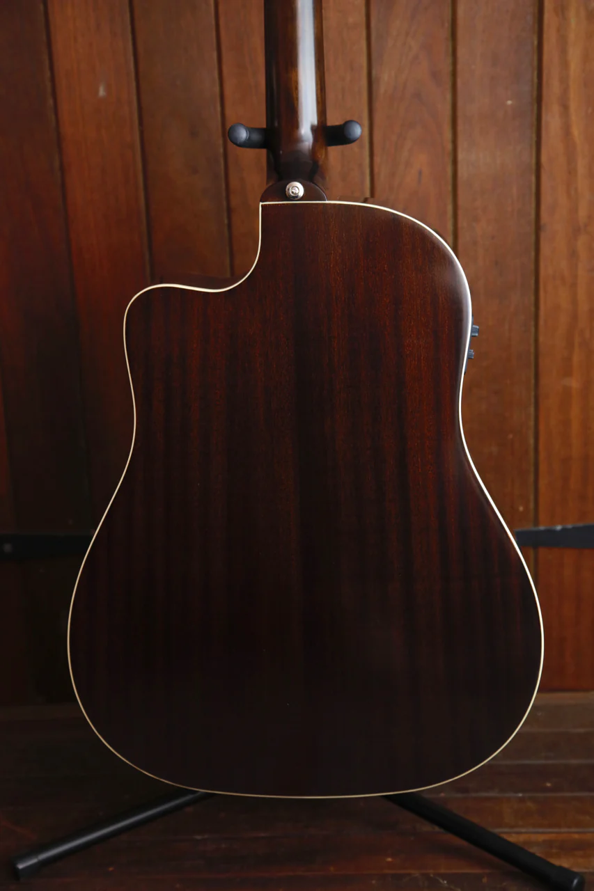 Epiphone J-45 EC Aged Vintage Sunburst Acoustic-Electric Guitar - Image 7