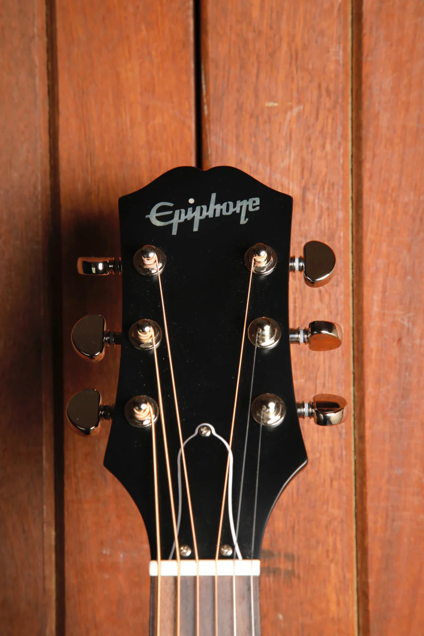 Epiphone J-45 Standard Vintage Sunburst Acoustic-Electric Guitar - Image 3
