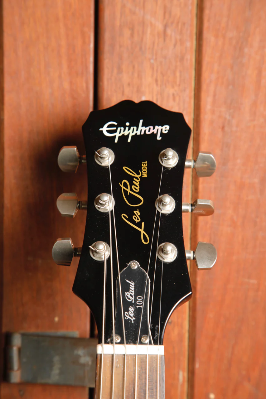 Epiphone Les Paul 100 Tobacco Sunburst Electric Guitar Pre-Owned - Image 3