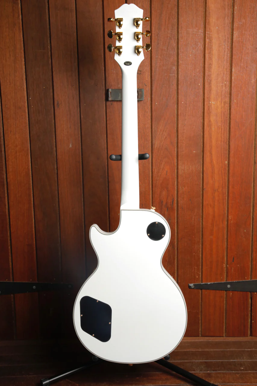 Epiphone Les Paul Custom Alpine White Electric Guitar - Image 12