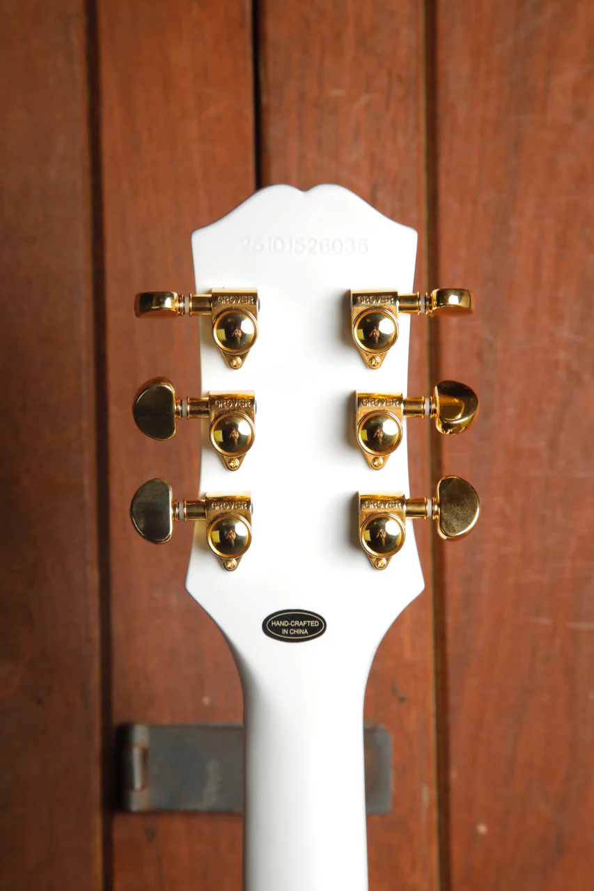 Epiphone Les Paul Custom Alpine White Electric Guitar - Image 13